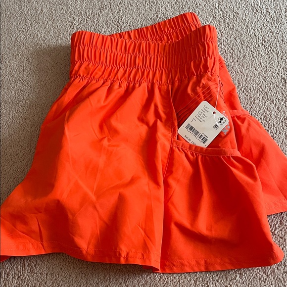 Free People Get Your Flirt on Short L Scarlet Red - Picture 7 of 8